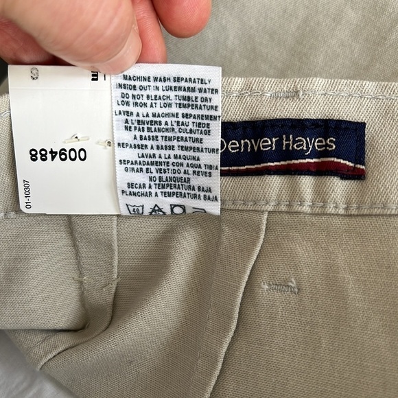 Vintage 90s Y2K Khaki Maxi Trouser Skirt NWT Size 6 - Picture 11 of 11